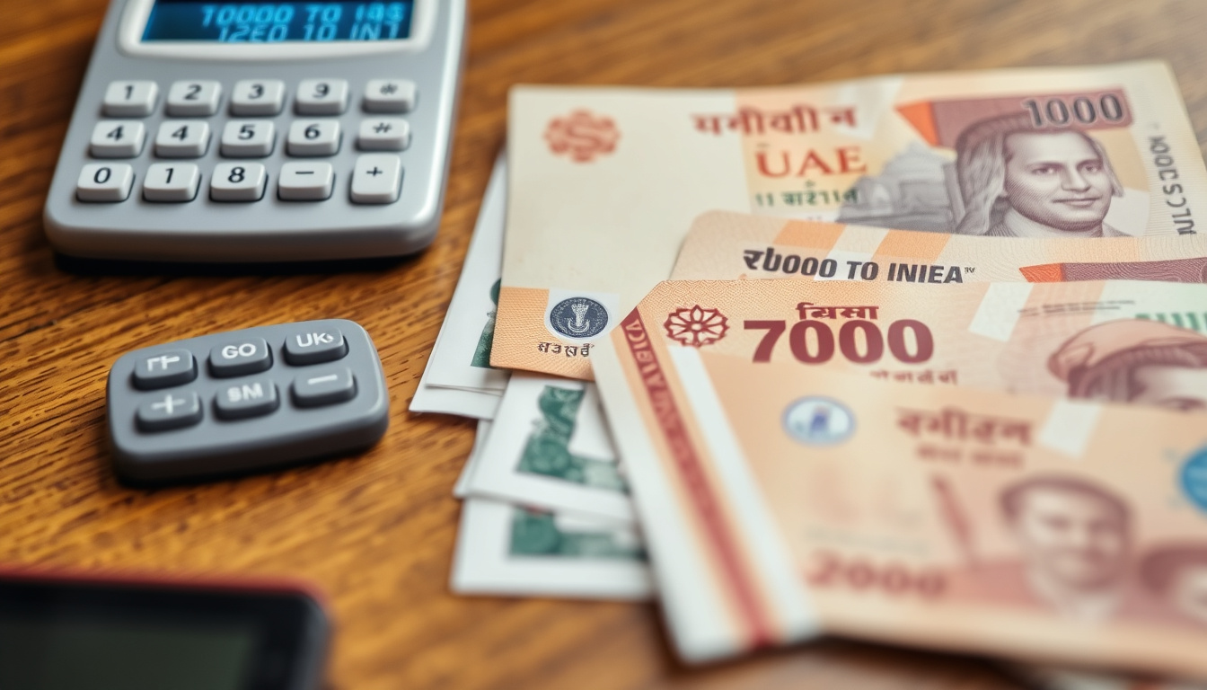 تحويل 7000 درهم إماراتي إلى روبية هندية | سعر الصرف اليوم